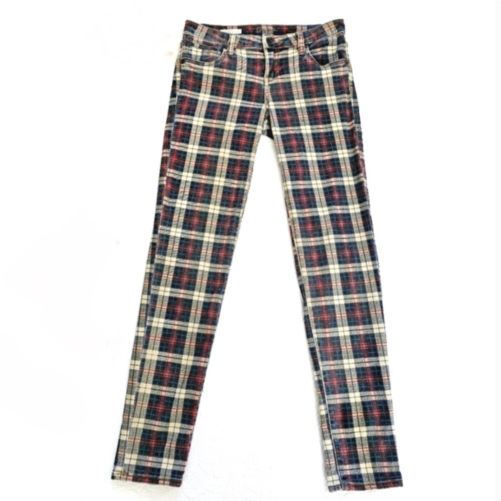VGUC- Kut From The Kloth ‘Diana’ Skinny Plaid Stretch Jeans